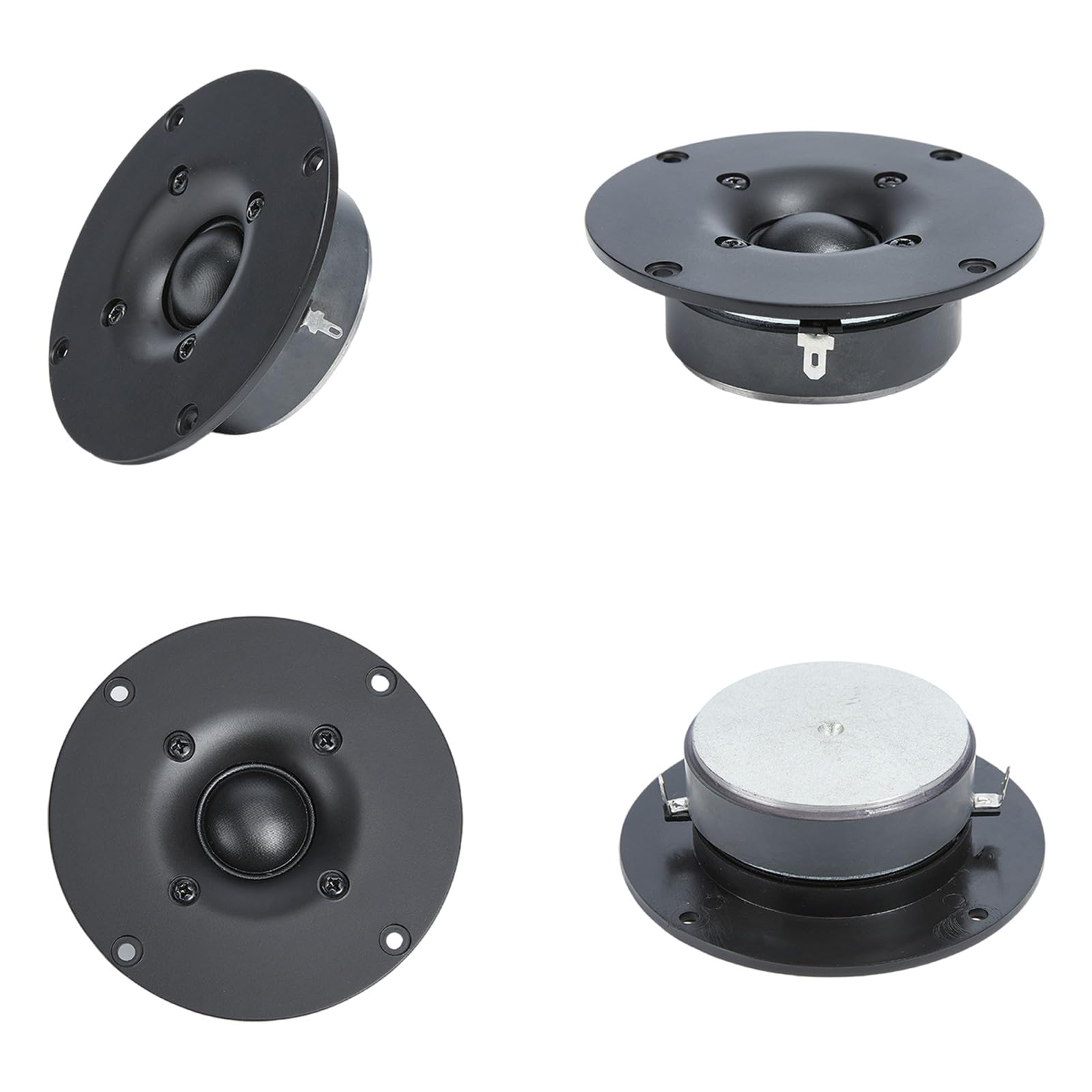 Kaeltsyn Tweeter domo de tecido de seda HiFi de 10 cm 8Ohm Max60W